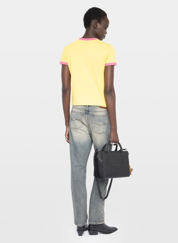 Tee-shirt col rond manches courtes imprimé ZADIG&VOLTAIRE Jaune